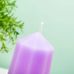 Ditverzinjeniet Kaarsen En Kandelaars|Kristalvormige kaars met amethist