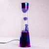 Ditverzinjeniet Verlichting|Lavalampen|Lavalamp iriserend met metallic paarse lava