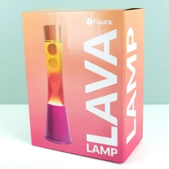 Ditverzinjeniet Verlichting|Lavalampen|Lavalamp roze met oranje en geel