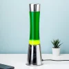 Ditverzinjeniet Verlichting|Lavalampen|Lavalamp zilver met groene vloeistof en gele lava
