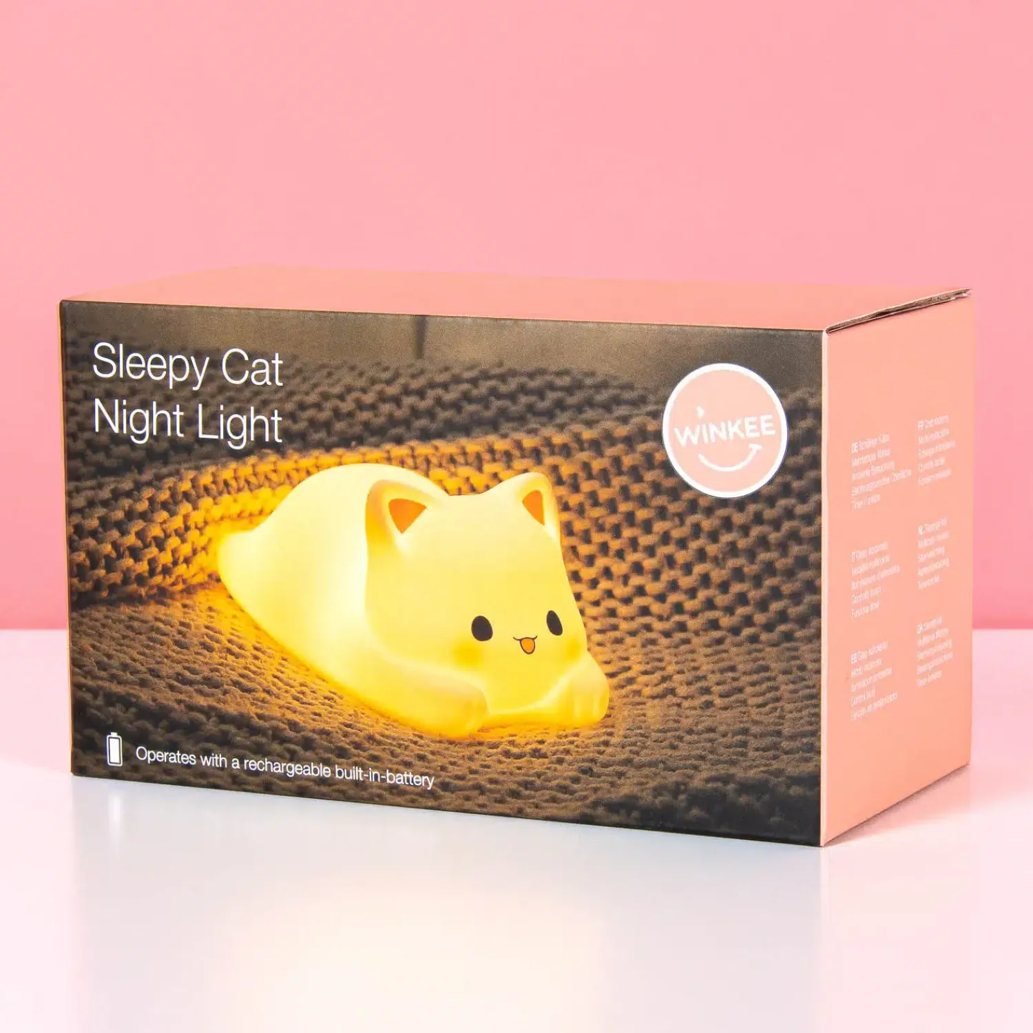 Ditverzinjeniet Verlichting|Liggende kat nachtlampje