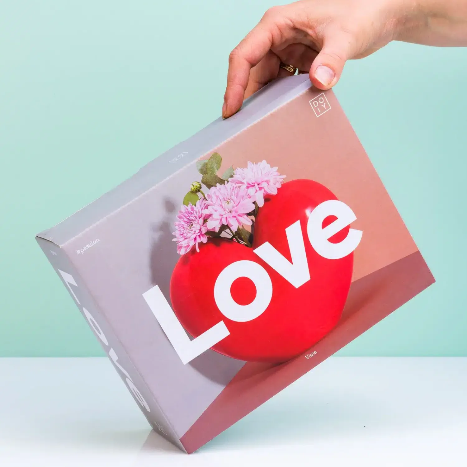 Ditverzinjeniet Vazen|Love hartjesvaas