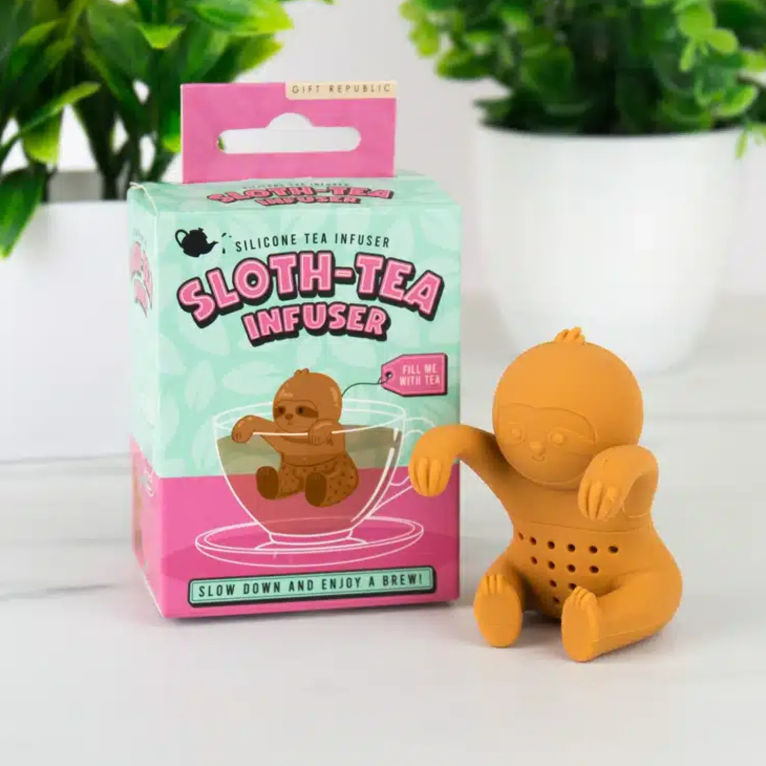 Ditverzinjeniet Thee Eieren|Luiaard tea infuser