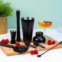 Ditverzinjeniet Borrelen|Matzwarte cocktailshakerset