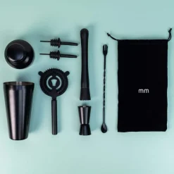 Ditverzinjeniet Borrelen|Matzwarte cocktailshakerset