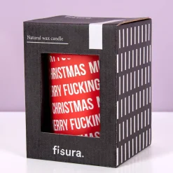 Ditverzinjeniet Kaarsen En Kandelaars|Merry Fucking Christmas kaars