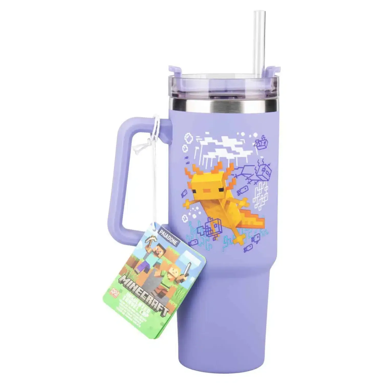 Ditverzinjeniet Thermosflessen|Gaming|Minecraft Axolotl thermosfles (900 ml)
