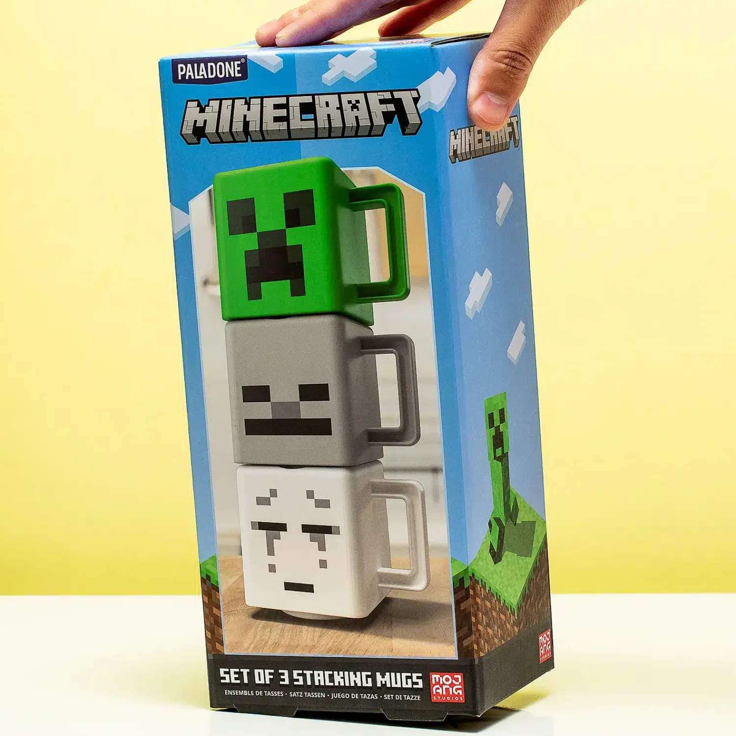 Ditverzinjeniet Mokken & Glazen|Gaming|Minecraft Stapelbare mokken (set van 3)