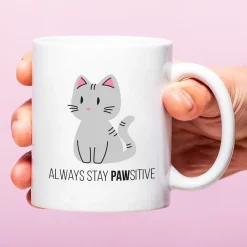 Ditverzinjeniet Mokken & Glazen|Mok Always Stay Pawsitive