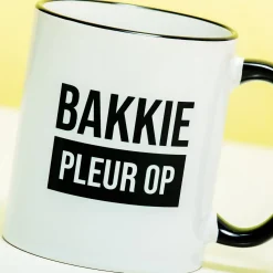 Ditverzinjeniet Mokken & Glazen|Mok Bakkie pleur op