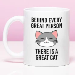 Ditverzinjeniet Mokken & Glazen|Mok Behind Every Great Person