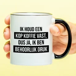 Ditverzinjeniet Mokken & Glazen|Mok Behoorlijk druk