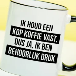 Ditverzinjeniet Mokken & Glazen|Mok Behoorlijk druk