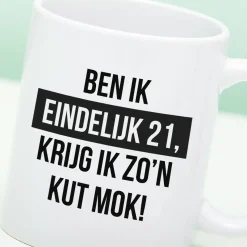Ditverzinjeniet Mokken & Glazen|Mok Ben ik eindelijk jarig