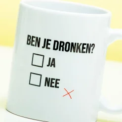 Ditverzinjeniet Mokken & Glazen|Borrelen|Mok Ben je dronken
