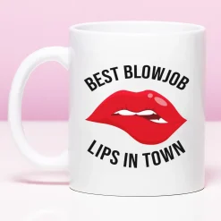 Ditverzinjeniet Mokken & Glazen|Mok Best Blowjob Lips In Town