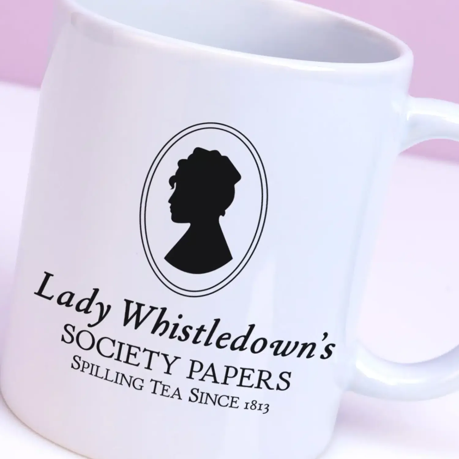 Ditverzinjeniet Mokken & Glazen|Mok Bridgerton Society Papers