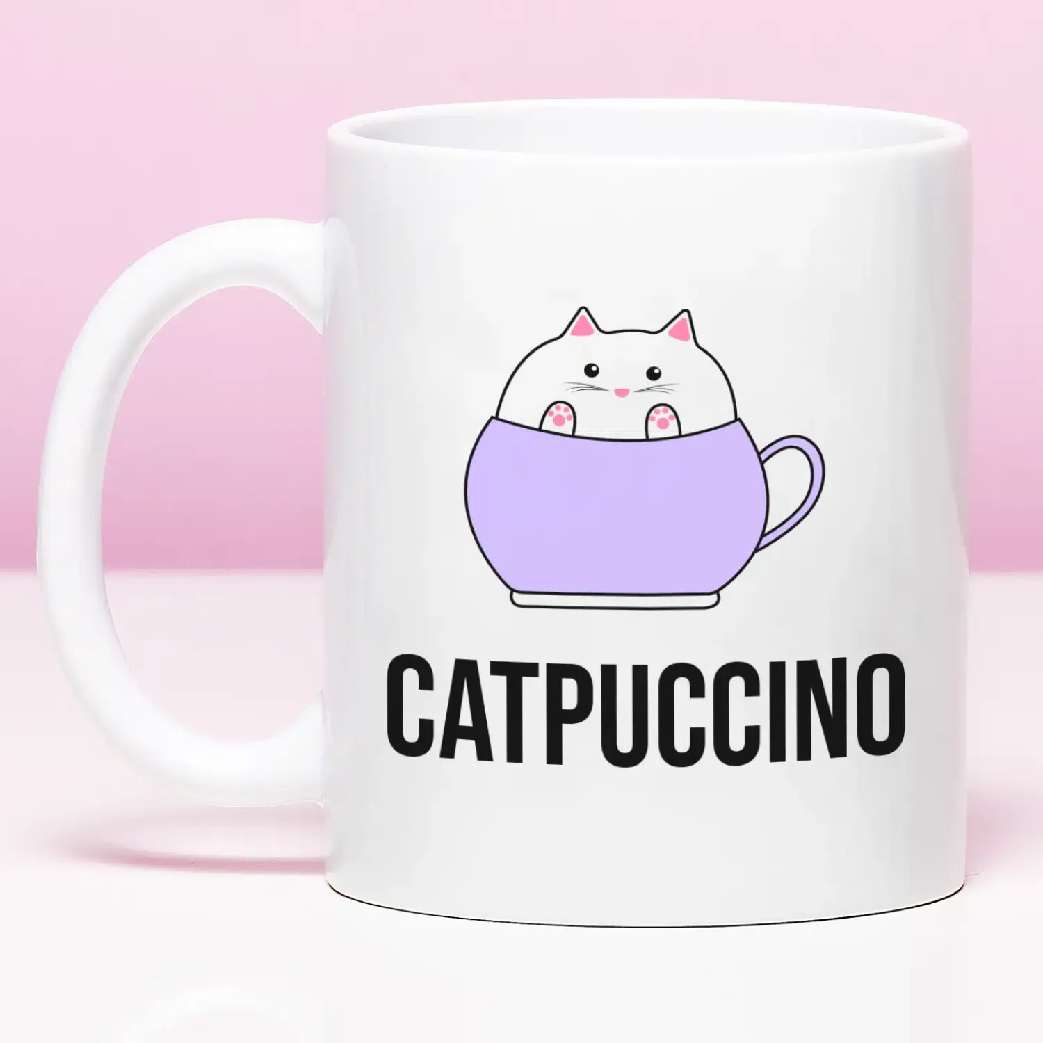 Ditverzinjeniet Mokken & Glazen|Mok Catpuccino