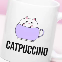 Ditverzinjeniet Mokken & Glazen|Mok Catpuccino