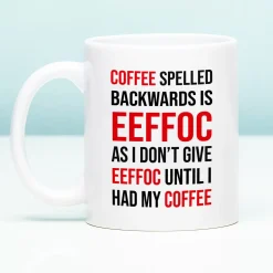 Ditverzinjeniet Mokken & Glazen|Mok Coffee Spelled Backwards