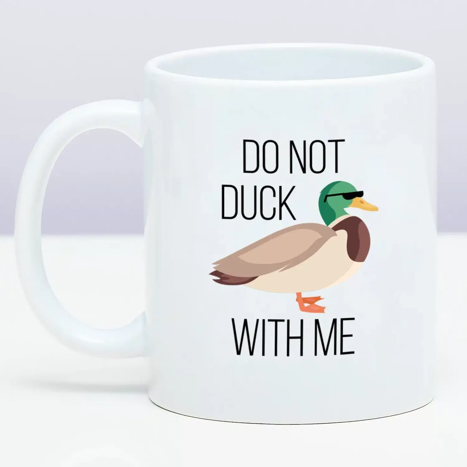 Ditverzinjeniet Mokken & Glazen|Mok Do Not Duck With Me