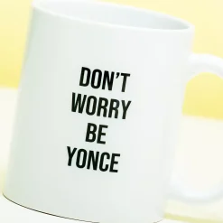 Ditverzinjeniet Mokken & Glazen|Mok Don’t Worry Be Yonce