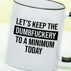 Ditverzinjeniet Mokken & Glazen|Mok Dumbfuckery