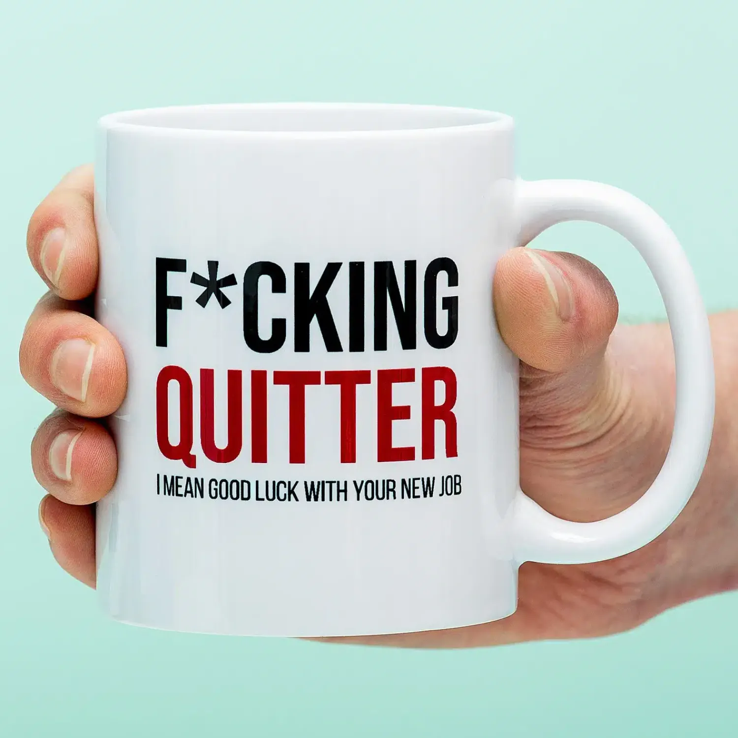 Ditverzinjeniet Mokken & Glazen|Mok F*cking Quitter