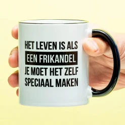 Ditverzinjeniet Mokken & Glazen|Mok Frikandel speciaal