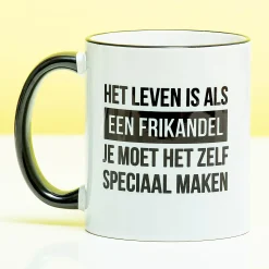 Ditverzinjeniet Mokken & Glazen|Mok Frikandel speciaal