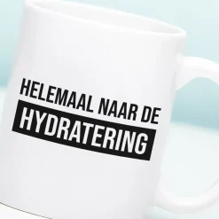 Ditverzinjeniet Mokken & Glazen|Mok Helemaal naar de hydratering