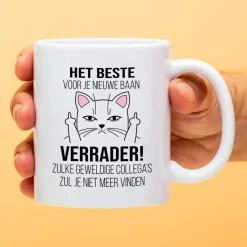 Ditverzinjeniet Mokken & Glazen|Mok Het beste voor je nieuwe baan