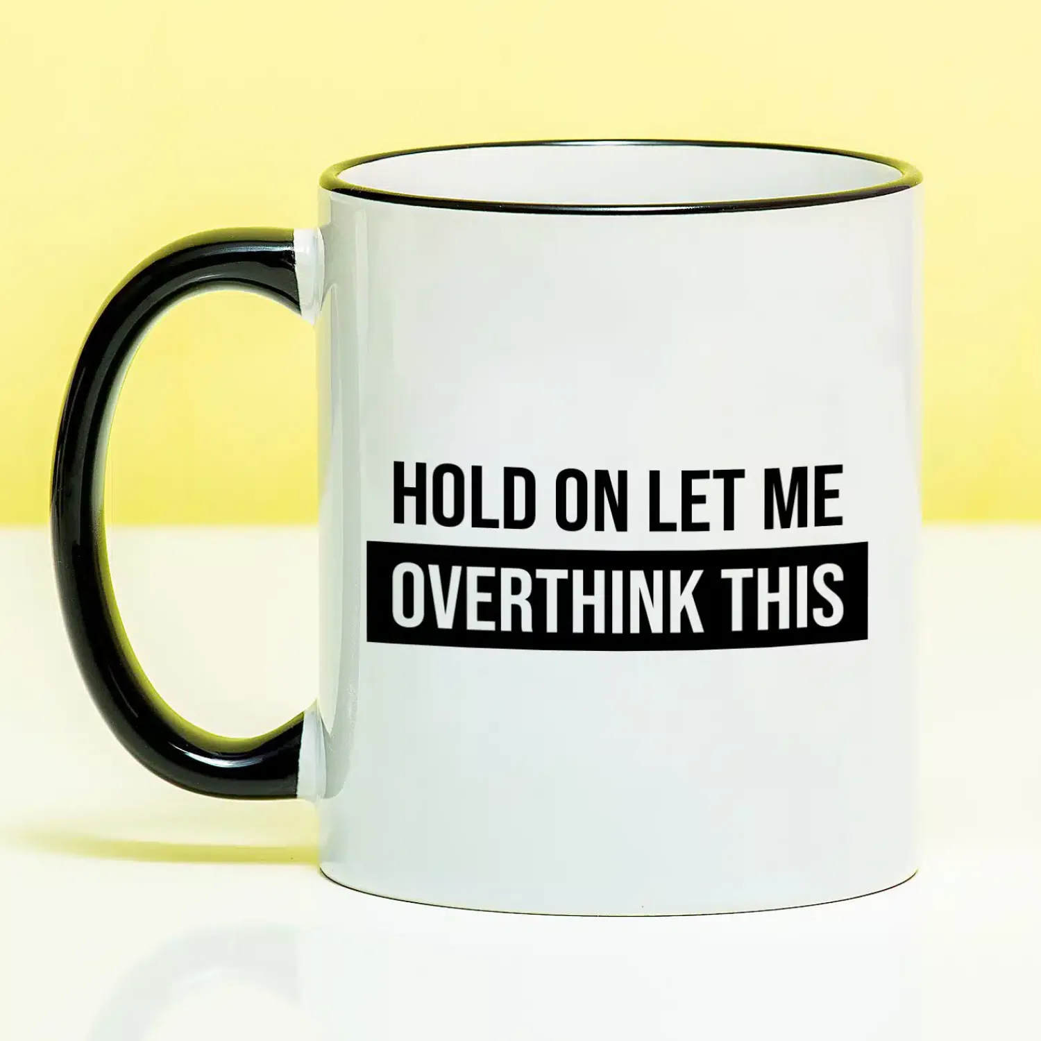 Ditverzinjeniet Kantoor|Mokken & Glazen|Mok Hold On Let Me Overthink This