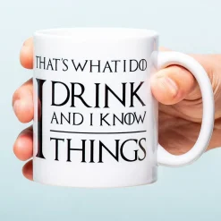 Ditverzinjeniet Mokken & Glazen|Mok I Drink And I Know Things