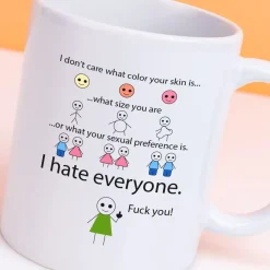 Ditverzinjeniet Mokken & Glazen|Mok I Hate Everyone