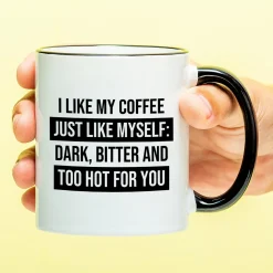 Ditverzinjeniet Mokken & Glazen|Mok I Like My Coffee Just Like Myself