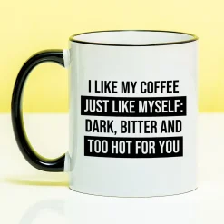 Ditverzinjeniet Mokken & Glazen|Mok I Like My Coffee Just Like Myself