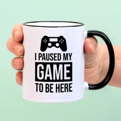 Ditverzinjeniet Mokken & Glazen|Gaming|Mok I Paused My Game To Be Here