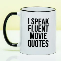 Ditverzinjeniet Mokken & Glazen|Mok I Speak Fluent Movie Quotes
