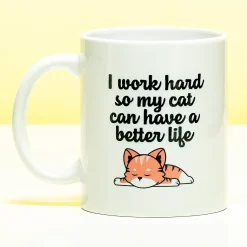 Ditverzinjeniet Mokken & Glazen|Mok I work hard