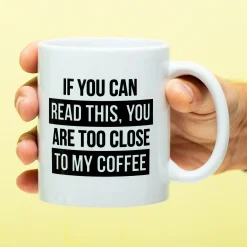 Ditverzinjeniet Mokken & Glazen|Mok If you can read this