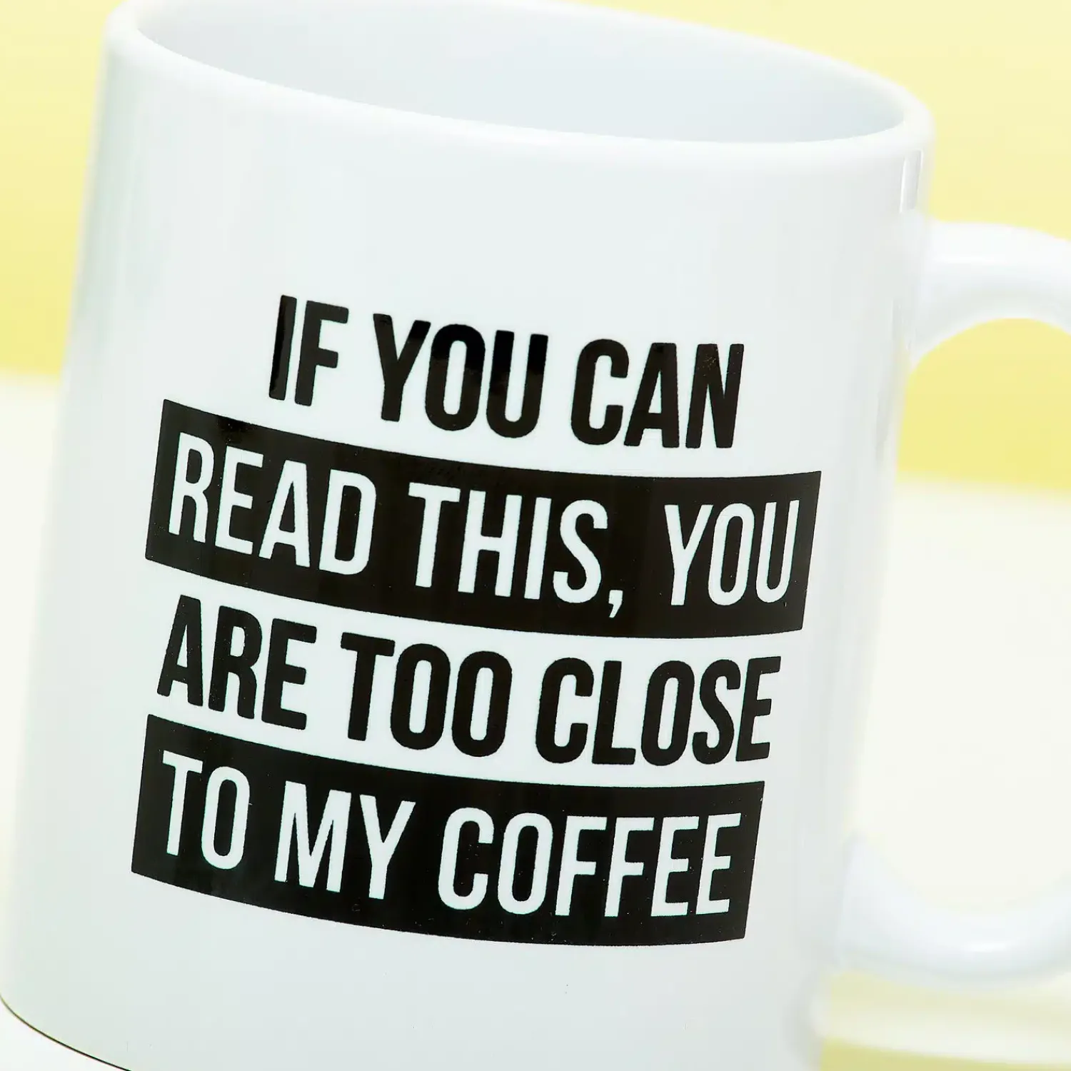 Ditverzinjeniet Mokken & Glazen|Mok If you can read this