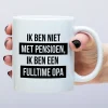 Ditverzinjeniet Mokken & Glazen|Mok Ik ben een fulltime opa