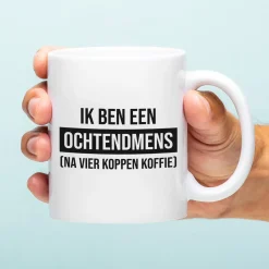 Ditverzinjeniet Mokken & Glazen|Mok Ik ben een ochtendmens