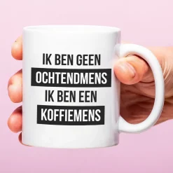 Ditverzinjeniet Mokken & Glazen|Mok Ik ben geen ochtendmens