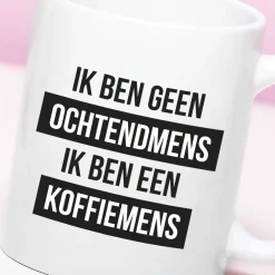 Ditverzinjeniet Mokken & Glazen|Mok Ik ben geen ochtendmens