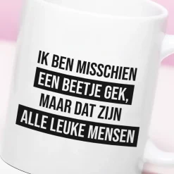 Ditverzinjeniet Mokken & Glazen|Mok Ik ben misschien een beetje gek