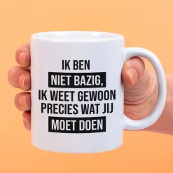 Ditverzinjeniet Mokken & Glazen|Mok Ik ben niet bazig