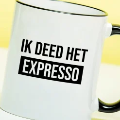 Ditverzinjeniet Mokken & Glazen|Mok Ik deed het expresso