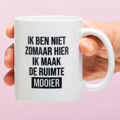 Ditverzinjeniet Mokken & Glazen|Mok Ik maak de ruimte mooier